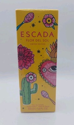 escada flor del sol eau de toilette  edt 50 ml vaporisateur brandneu in folie