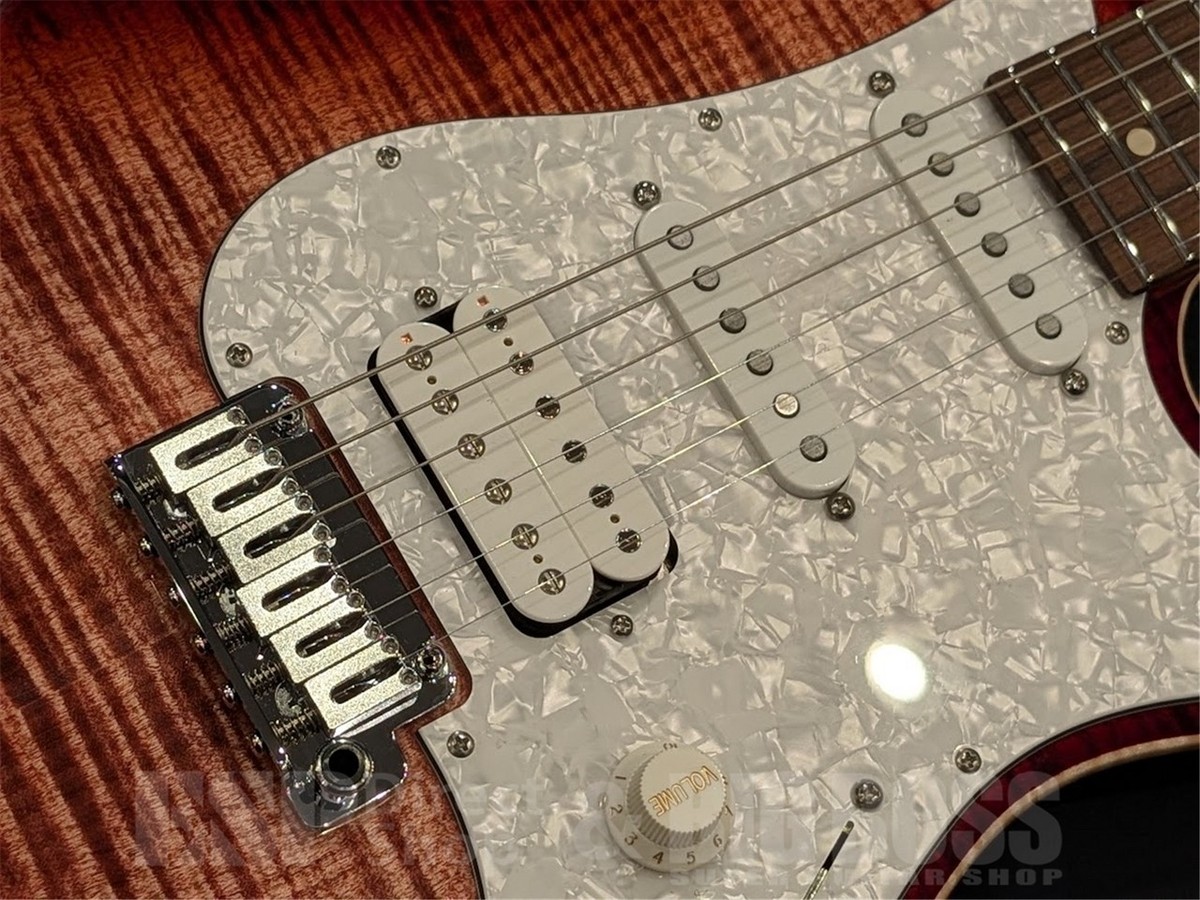 suhr standard マッチングヘッド　キルトトップ Suhr Standard Quilt Top Chambered # Trans Blue 2001年製【Black