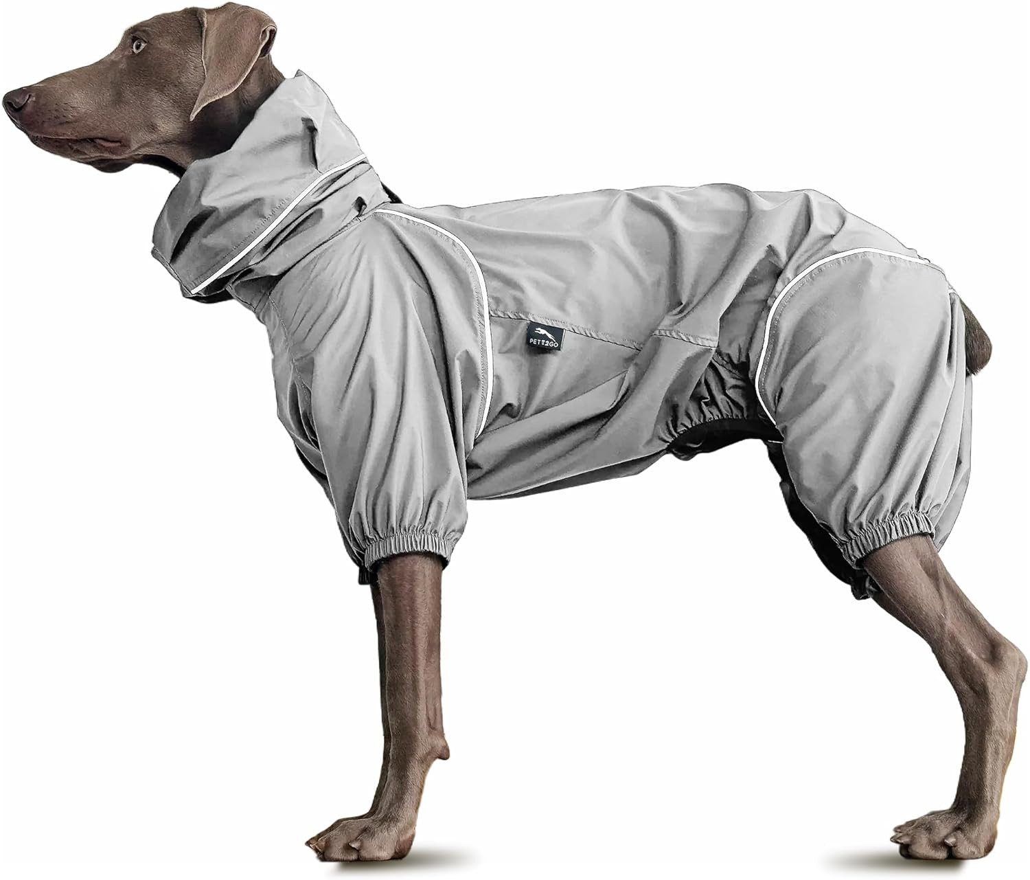 Giacca a Vento per Cani: Impermeabile a Copertura Totale con Cappuccio