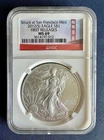 2012 (S) Silver American Eagle S NGC MS69 San Francisco Mint First Release