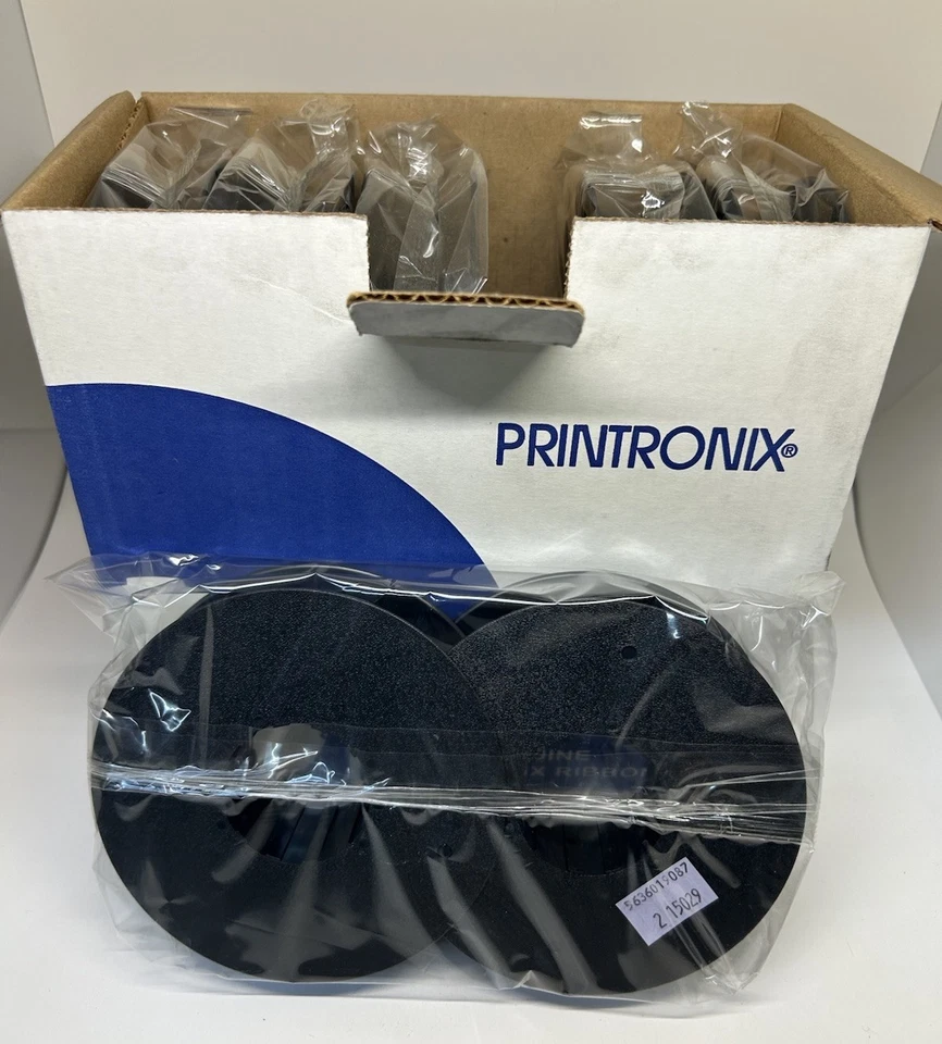 Genuine Printronix Ribbons 107675-008 PACK / BOX OF 6 NEW SEALED PACKS - Image 4 of 4