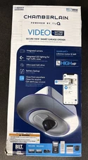 Secure View 3/4 HP LED Quiet Belt Drive Smart Garage Door Opener With Integrated
