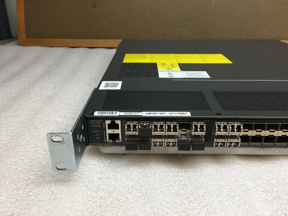 Cisco MDS 9148 DS-C9148-16P-K9 V02 Multiayer Fabric Switch with Dual PSU & Ears - Image 2 of 4