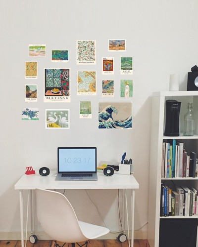 Vintage Eclectic Wall Art Prints Set of 16, Eclectic Wall Decor, Colorful Max... - Picture 9 of 9