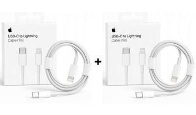 2x Original Apple Lightning USB-C Ladekabel 1m für iPhone 14 13 12 11 X Pro Max