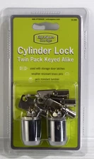 ExtraSpace Storage CYLINDER LOCK Twin Pack - Keyed Alike - 2 Locks