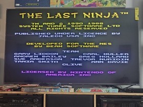 The Last Ninja (Nintendo, NES) tested 