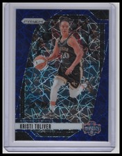2024 Panini Prizm WNBA #12 Kristi Toliver Blue Velocity Prizms