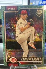 2026 Topps Series 1 - Andrew Abbott #218 Aqua Foil Cincinnati Reds