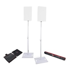 ProX X-POLARIS-WH X2 Set of Speaker Stands w ...
