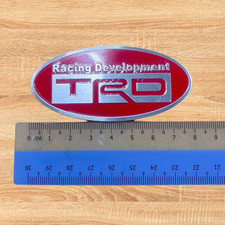Trd Toyota Aluminum Alloy Emblem Plate Badge Logo