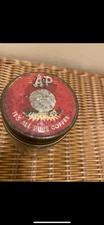 Vintage A&P Coffee Jar With Contents