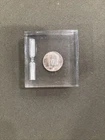 1964 Silver Kennedy Half Dollar first issue Lucite Paper weight Hour glass Timer