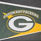Vintage Green Bay Packers Pennant Felt Flag 2010 Super Bowl XLV Frozen Tundra — photo 3