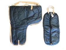 AJ Tack Western Padded Saddle and Bridle Carrier Set