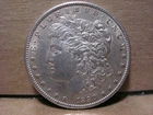 1890 - CC Morgan Silver Dollar.