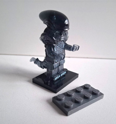 Alien Xenomorph tra HR Giger Block Figur + Original Lego Stein Aliens Terminator