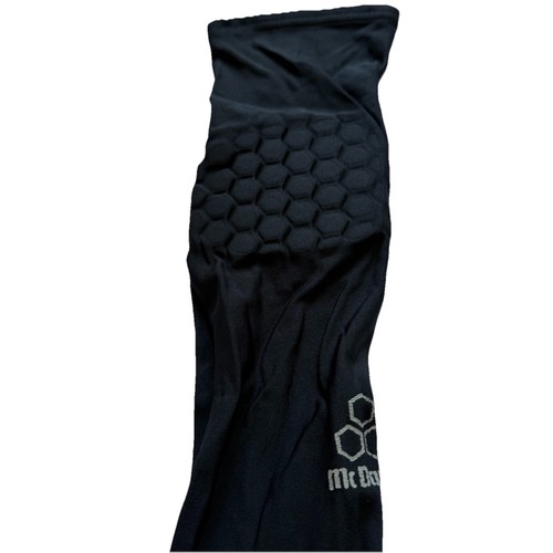 McDavid Hex Padded Elbow Sleeve Protector Black Stretch Knit M- L Sports Bball