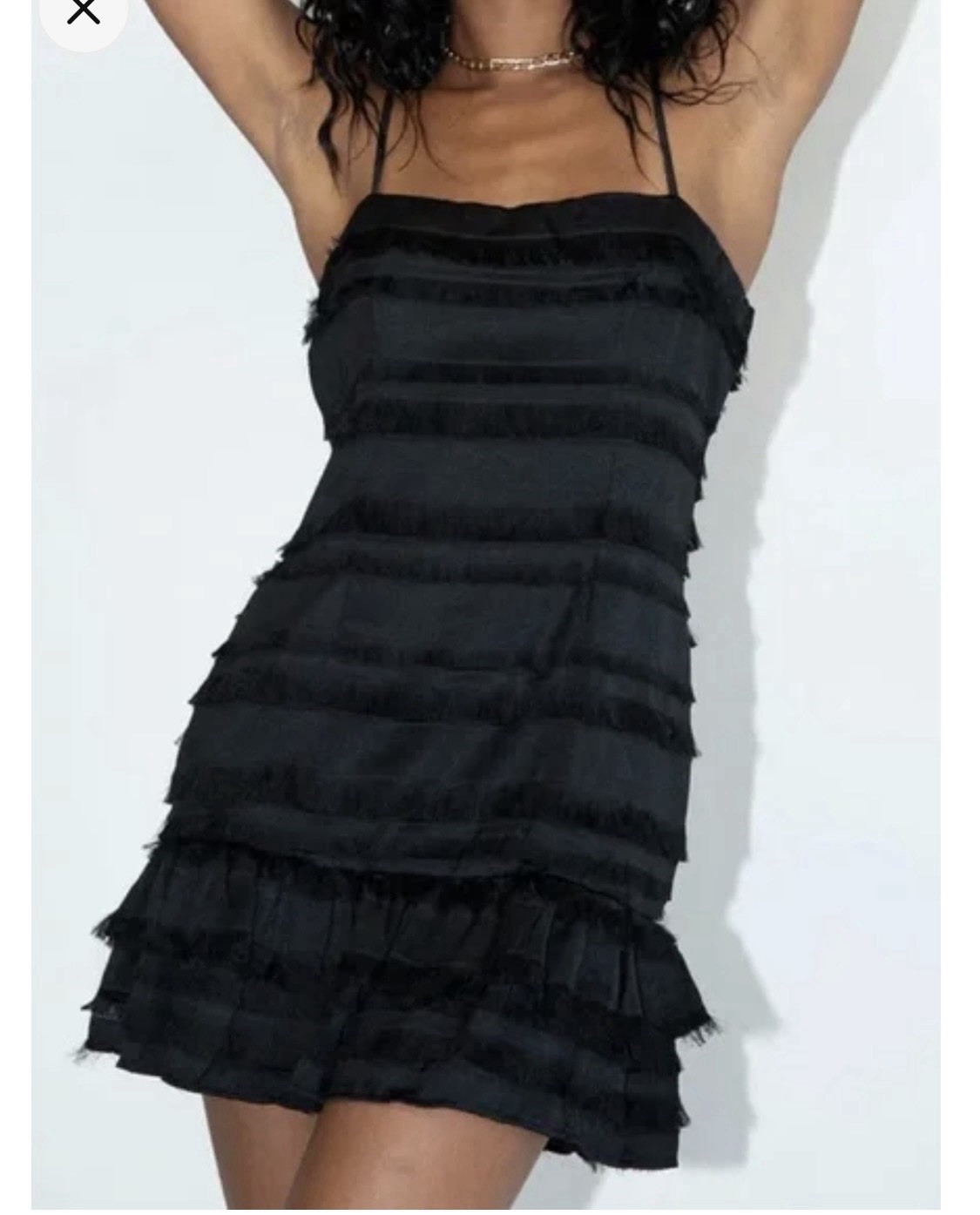 Princess Polly Molina Black Mini Dress