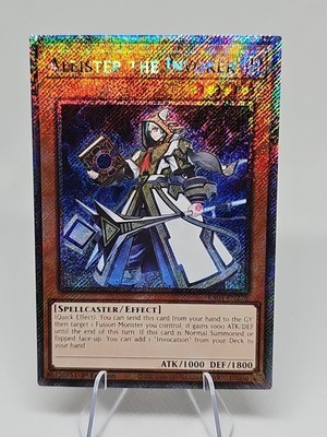 Aleister the Invoker 1st Edition Platinum Secret Rare RA04-EN278