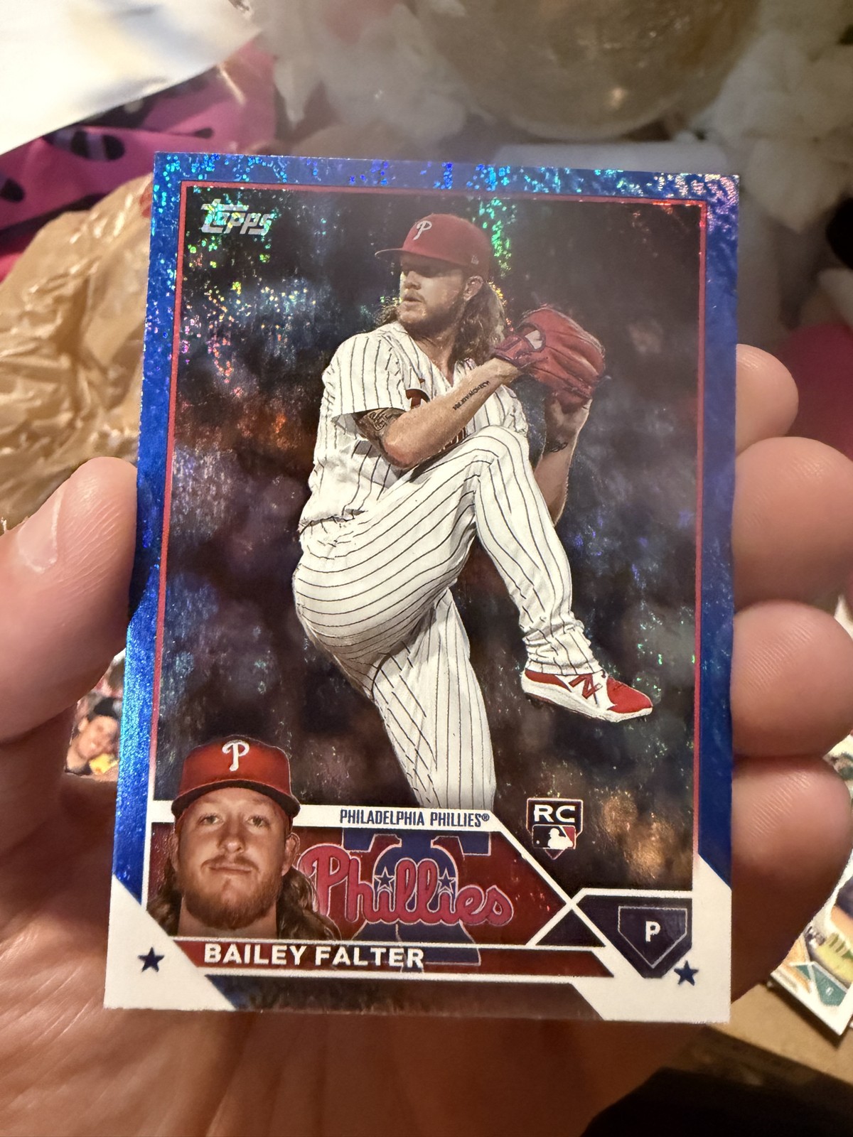 2023 Topps Series 2 - Bailey Falter #643 Blue Foil /999 (RC)