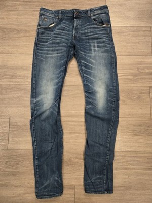 G-Star ARC 3D SLIM Medium Aged Firro Stretch Denim Slim Fit Jeans Size W34 L38