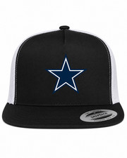 NEW KUSTOM HATZ DALLAS COWBOYS SNAPBACK HAT BLACK / WHITE MADE IN USA LIMITED