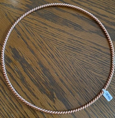 Tensor Ring, Empowerment Cubit, 188MHz, EMF Protection, 8 Gauge, Brazed...