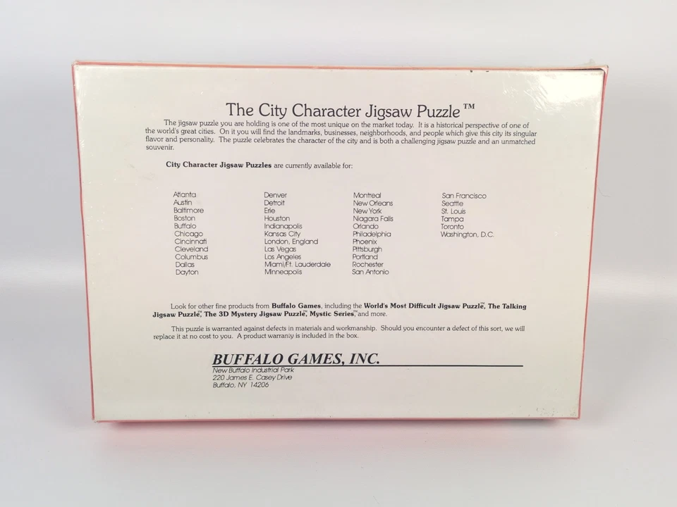 Vtg Buffalo Games Cartoon 504 Piece Puzzle Old School Denver Colorado Sealed NIB - Image 2 of 4