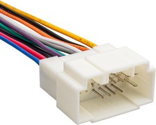 RED WOLF Radio Wiring Harness Fit for 1998-2009 Honda Civic Accord Odyssey CRV,