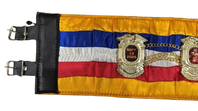 Cinturón Título Réplica Boxeo Canelo vs Crawford Nuevo Talla Adulto Foto 4 de 4