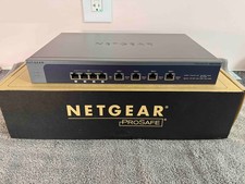 Netgear SRX5308 ProSAFE Quad WAN Gigabit SSL VPN Firewall Open Box