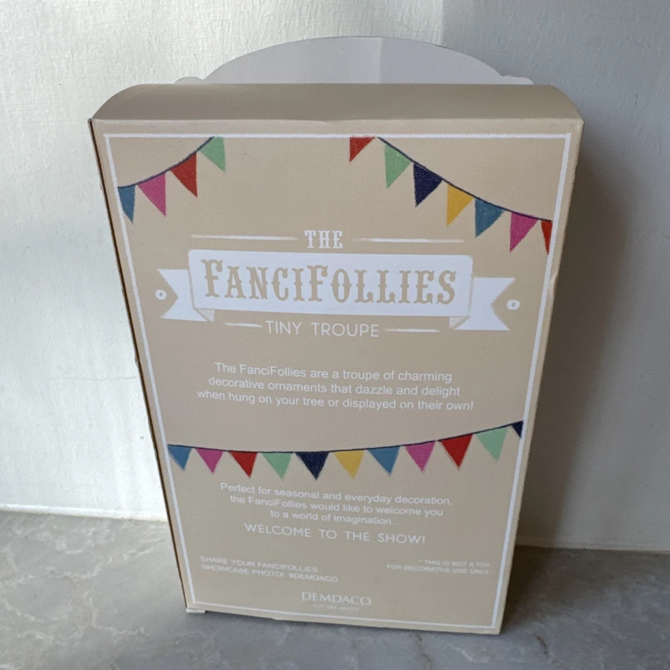 NEW NIB DEMDACO Fancifollies FERNANDO THE FOX Tiny Troupe 2018 7” Gift - Image 3 of 4