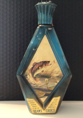 1976 Jim Beam Collecters Edition Largemouth Bass Whiskey Decanter empty Bottle