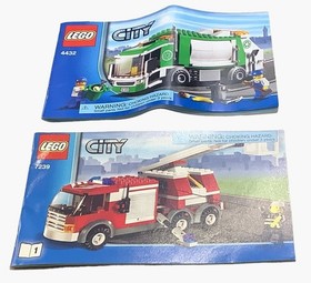 Lego City #7743 #744 #741 #7239 #4432 #7285 #7239 Instructional Manual Only