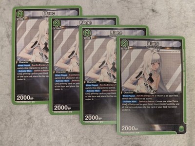 4x Blanc UE14BT/NIK-1-074 U NIKKE Union Arena
