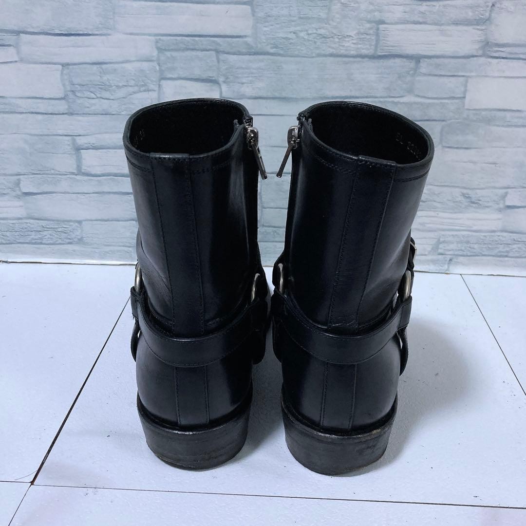 Saint Laurent Paris Boots Shoes EU 36.0 US 6.0 Leather Black Authentic thumbnail 8