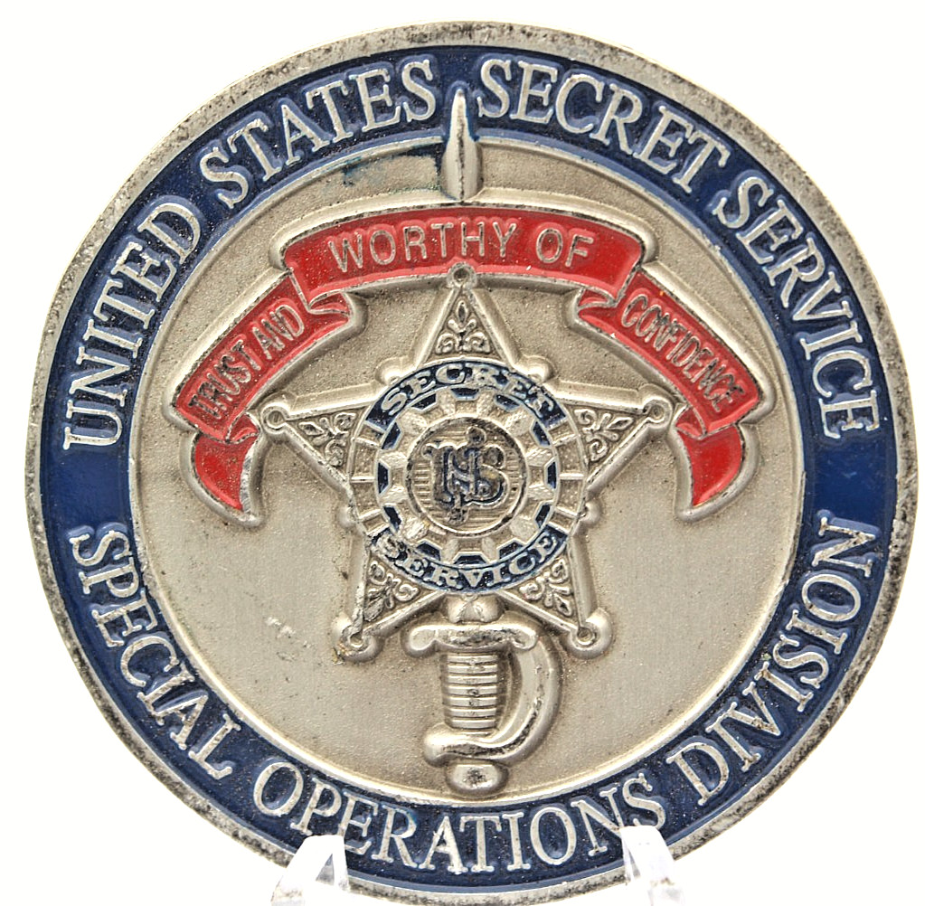 US Secret Service Special Operations Division Challenge Coin Tech Ops Branch