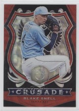 2020 Panini Chronicles Crusade Ruby Wave Prizm 92/199 Blake Snell #15 9o3