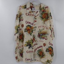 Vintage Jams World French Fruits Liquor Hawaiian Shirt Men's XXL