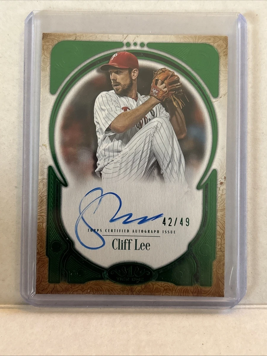 Major Leagues (MLB) Cliff Lee Baseball Serial Numbered Sports