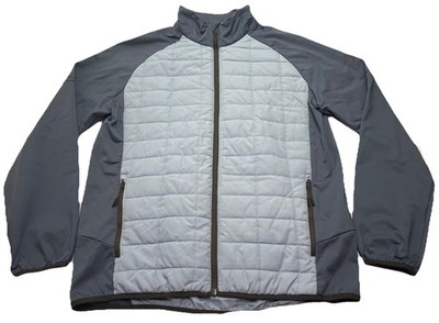 Men's Asics Hybrid Jacket Full Zip Size Large Blue ASTMJK2905