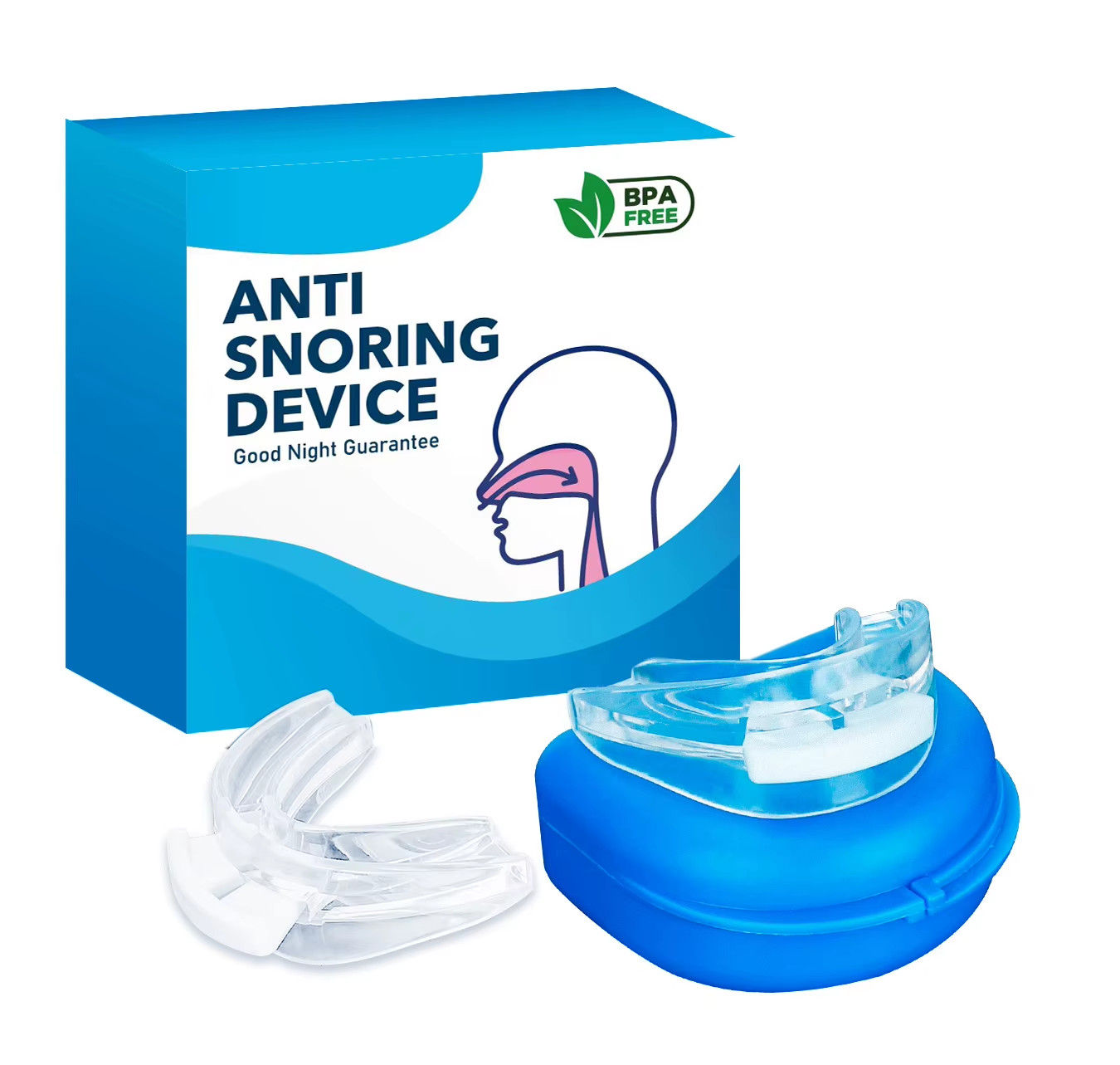 Embout anti-ronflement taille unique pour adulte pour améliorer la respiration de nuit