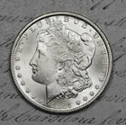 1884-CC Morgan Dollar Nice Uncirculated No Problems #EWQ9