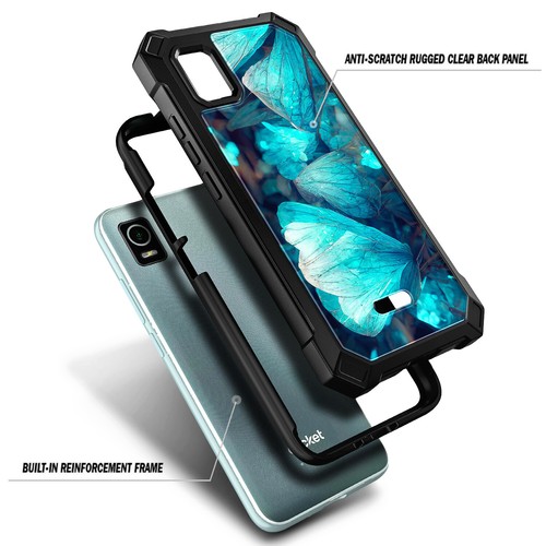 For TCL 30z / 30 LE Case Full Body Phone Cover w/ Built-In Screen Protector - Picture 24 of 38