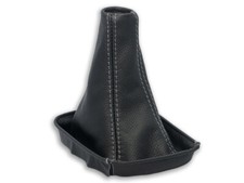 SCHALTMANSCHETTE FÜR TOYOTA CELICA VII T230 1999-2006 SCHALTSACK LEDER NAHT GRAU