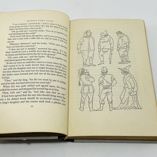 1954 Grimm Brothers Fairy Tales Vintage Children Junior Book Illustrated Bedtime - Picture 12 of 12