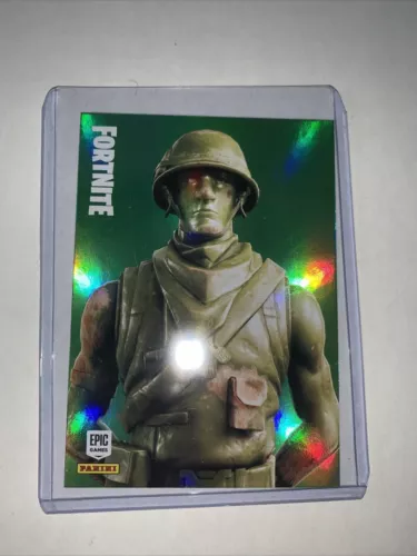 FORTNITE SERIES 2 PLASTIC PATROLLER LEGENDARY OUTFIT HOLO CARD #26 BRAND NEW!