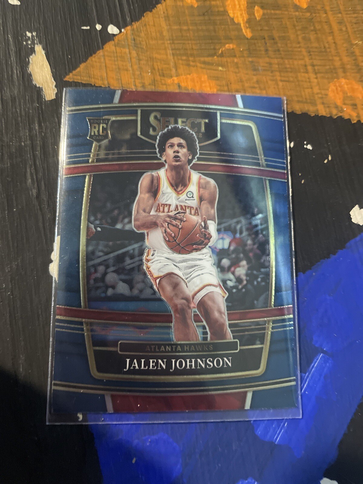 2021-22 Select Jalen Johnson Concourse Silver Prizm Rookie RC #17 Hawks