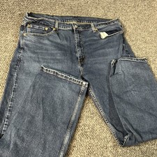 Vintage Levi's 505 Jeans Men 40x30 Regular Fit Straight Blue Pant Med Dark Wash